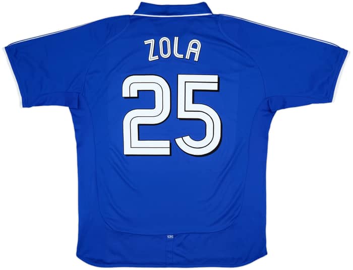 2001-03 Chelsea Home Shirt Zola #25 - 8/10 - (XL)