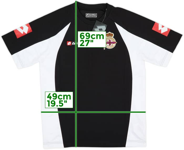 Camiseta Lotto de entrenamiento del Deportivo de La Coruna 2009-10 (S)