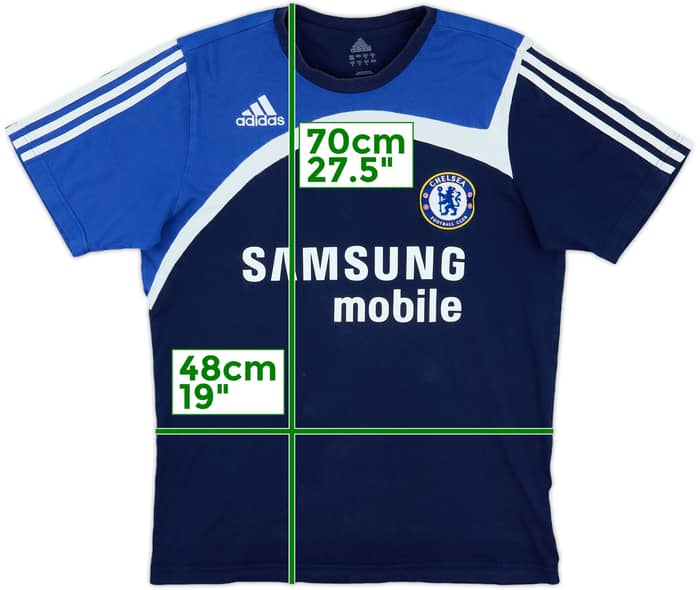 2007-08 Chelsea adidas Cotton Tee - 7/10 - (S)