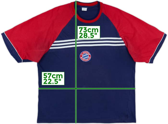 1998-99 Bayern Munich adidas Cotton Tee - 8/10 - (L)