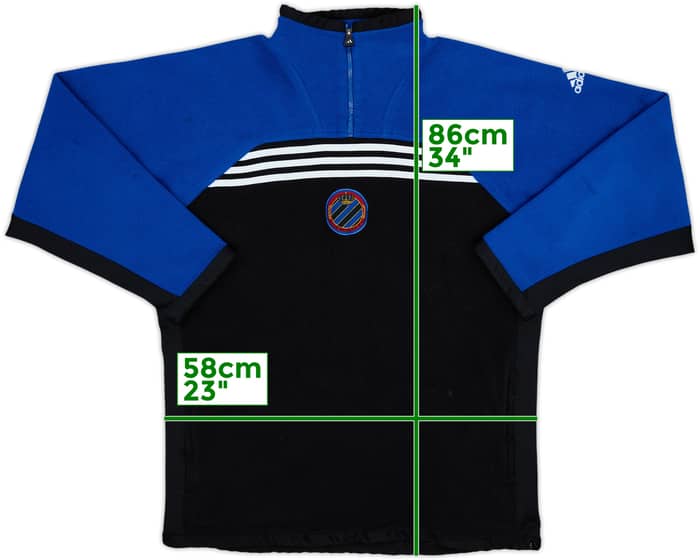1998-99 Club Brugge adidas 1/4 Zip Fleece - 7/10 - (XXL)