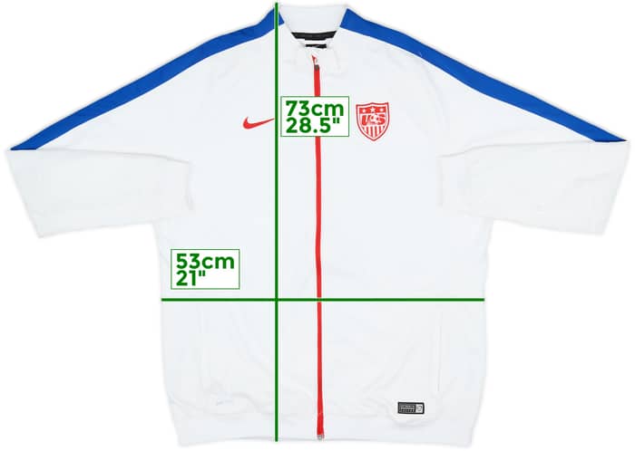 2014-15 USA Nike Track Jacket - 9/10 - (XL)