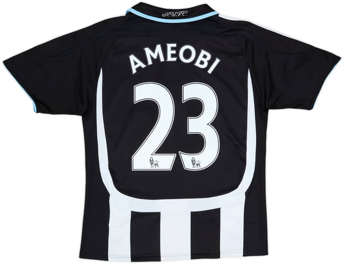 2007-09 Newcastle Home Shirt Ameobi #23 - 8/10 - (L.Boys)