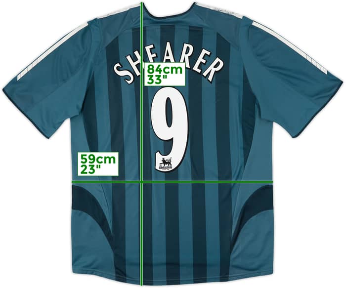 2005-06 Newcastle Away Shirt Shearer #9 - 6/10 - (XL)