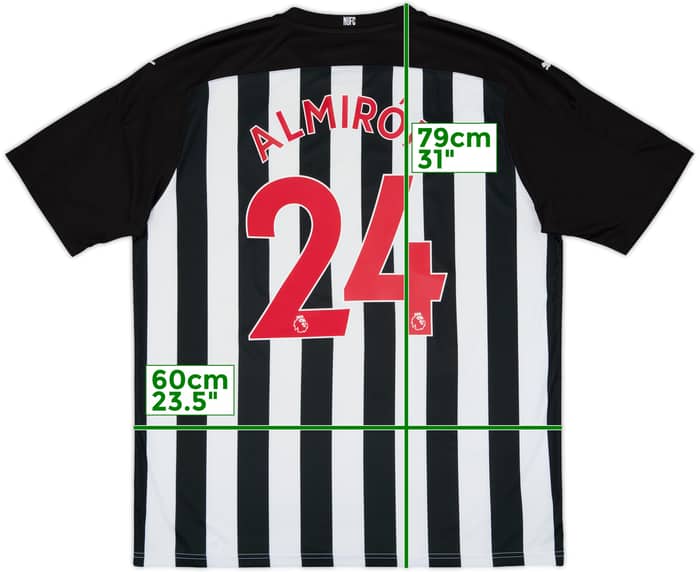 2020-21 Newcastle Home Shirt Almiron #24 - 6/10 - (XXL)