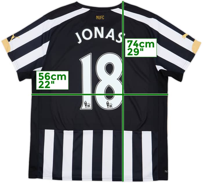 2014-15 Newcastle Home Shirt Jonas #18 - 8/10 - (M)