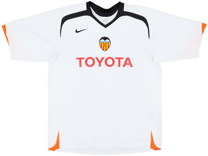 2005-06 Valencia Home Shirt David Villa #7 - 8/10 - (XL)