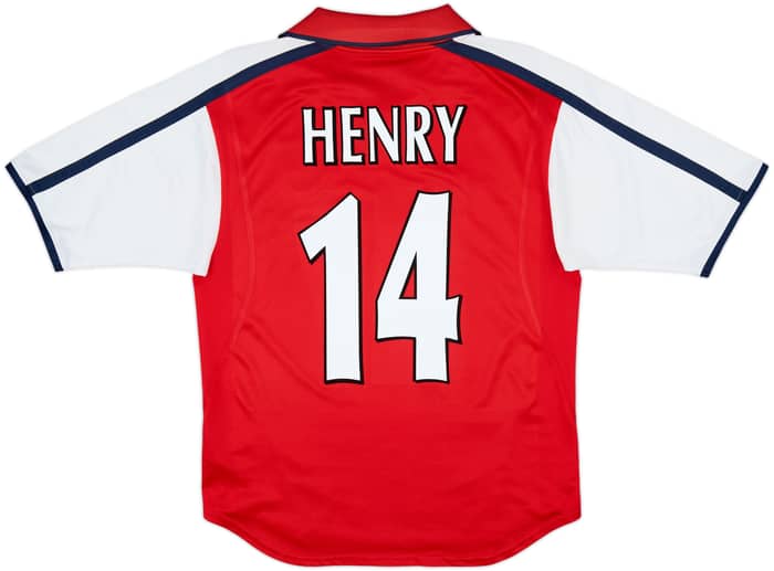 2000-02 Arsenal Home Shirt Henry #14 - 8/10 - (S)