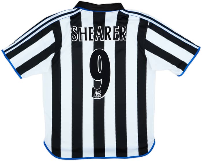 1999-00 Newcastle Home Shirt Shearer #9 - 9/10 - (L)
