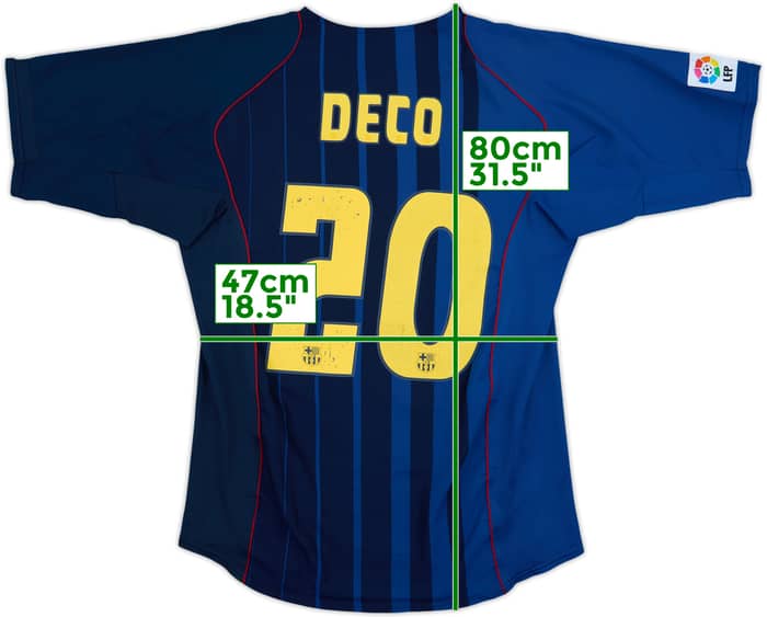 2004-05 Barcelona Away Shirt Deco #20 - 6/10 - (L)