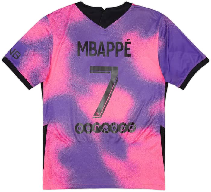 2020-21 Paris Saint-Germain Fourth Shirt Mbappe #7 - 10/10 - (S)