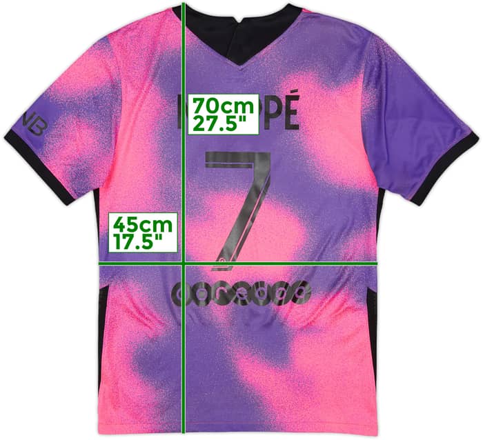 2020-21 Paris Saint-Germain Fourth Shirt Mbappe #7 - 10/10 - (S)