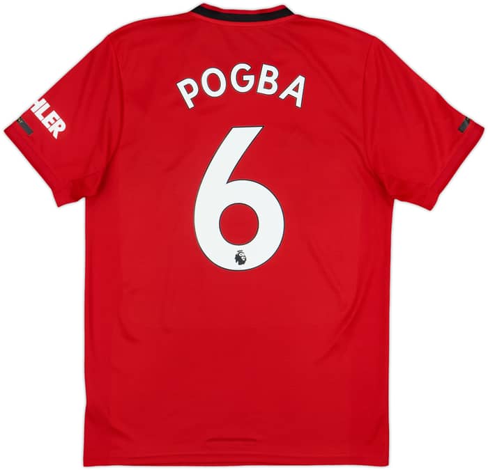 2019-20 Manchester United Home Shirt Pogba #6 - 9/10 - (M)