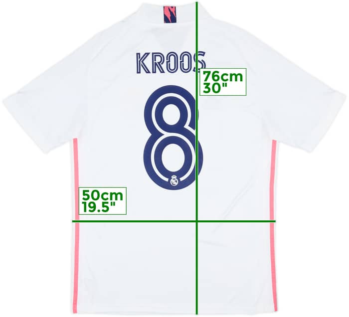 2020-21 Real Madrid Home Shirt Kroos #8 - 10/10 - (M)