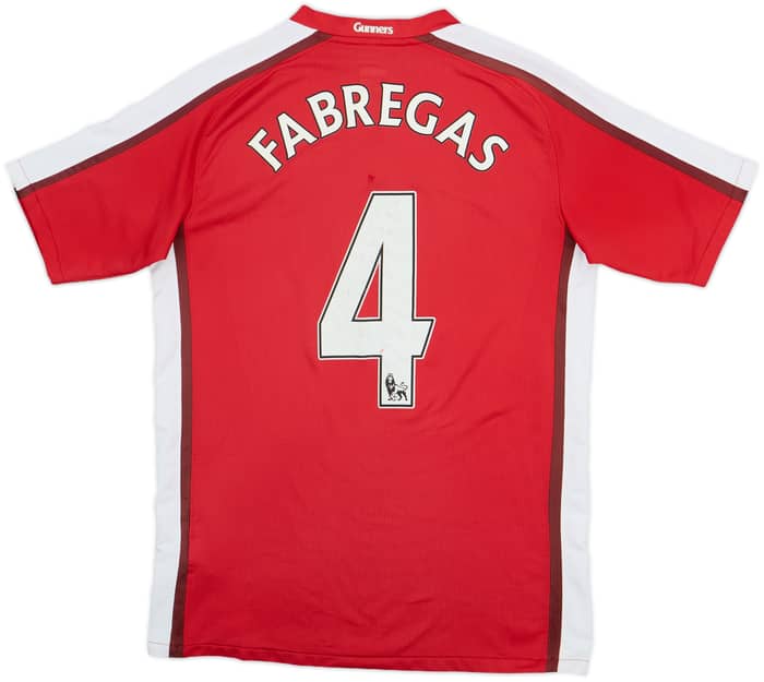 2008-10 Arsenal Home Shirt Fabregas #4 - 6/10 - (XL.Boys)