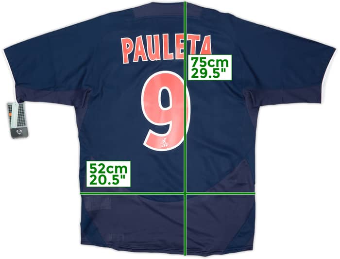 2003-04 Paris Saint-Germain Home Shirt Pauleta #9 (M)