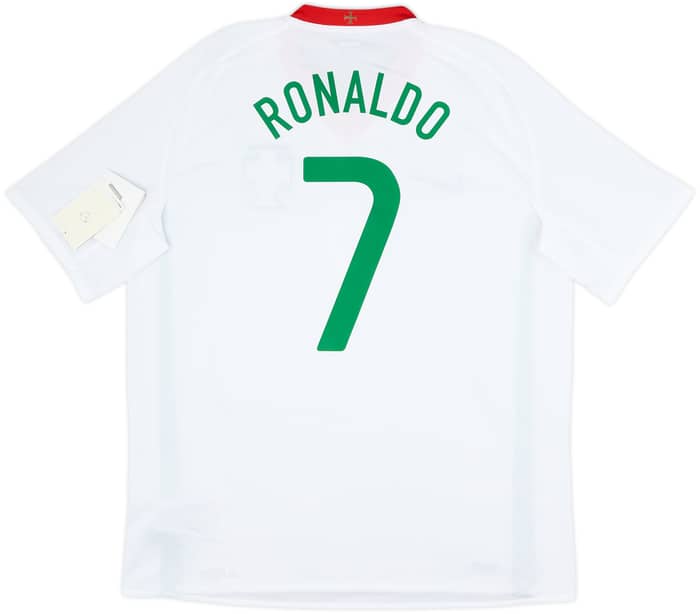 2008-10 Portugal Away Shirt Ronaldo #7 (XL)