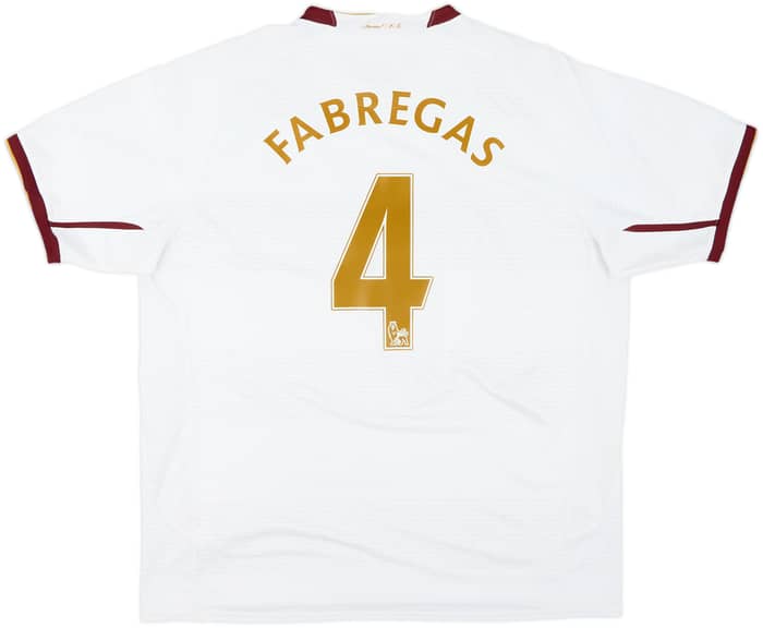 2007-08 Arsenal Away Shirt Fabregas #4 - 7/10 - (XL)