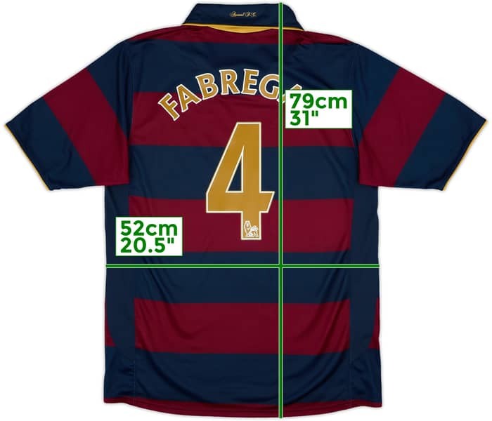 2007-08 Arsenal Third Shirt Fabregas #4 - 8/10 - (M)