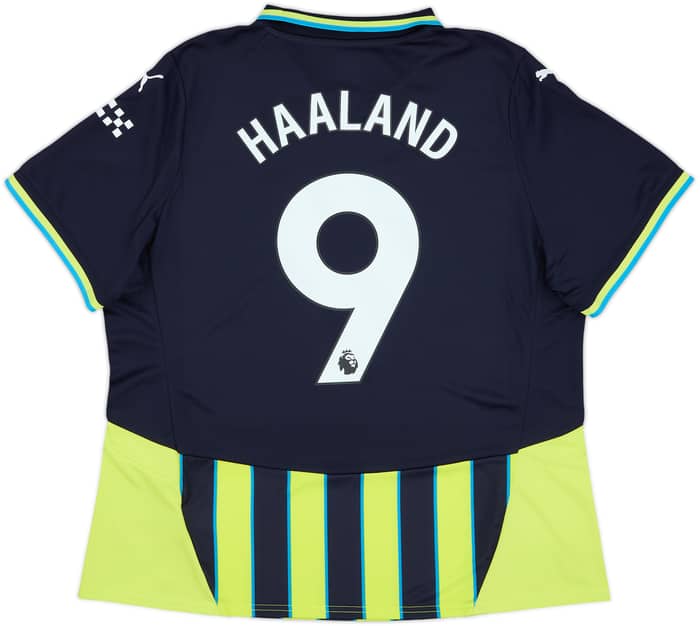 2024-25 Manchester City Away Shirt Haaland #9 (XXL)