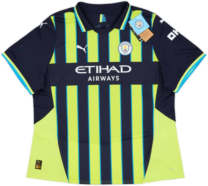 2024-25 Manchester City Away Shirt Haaland #9 (XXL)