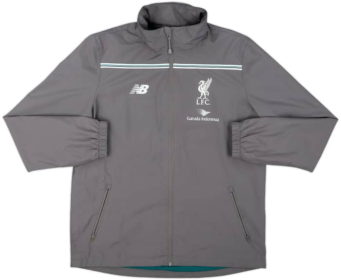 2015-16 Liverpool New Balance Hooded Rain Jacket - 10/10 - (L)