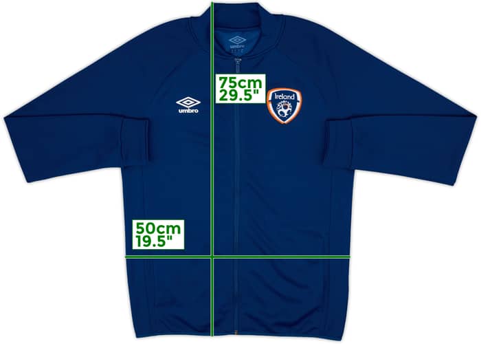 2018-19 Ireland Umbro Track Jacket - 8/10 - (M)