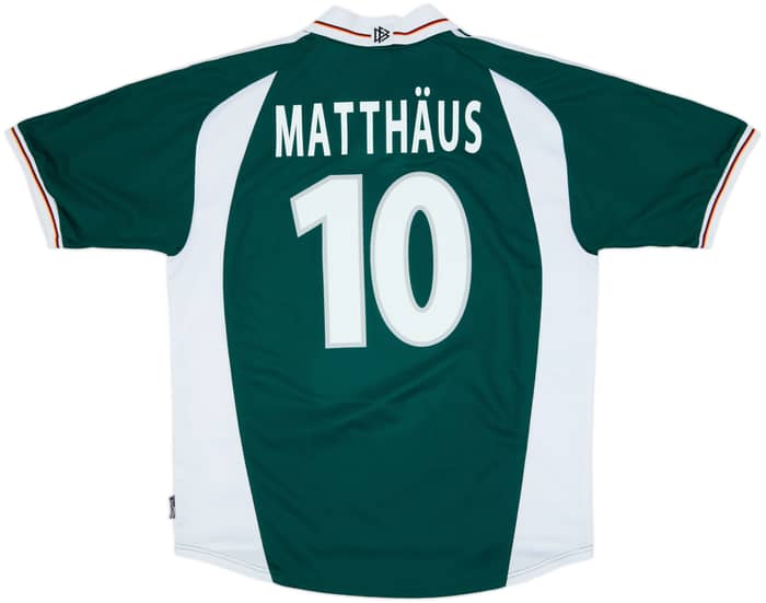 2000-02 Germany Away Shirt Matthaus #10 - 10/10 - (XL)