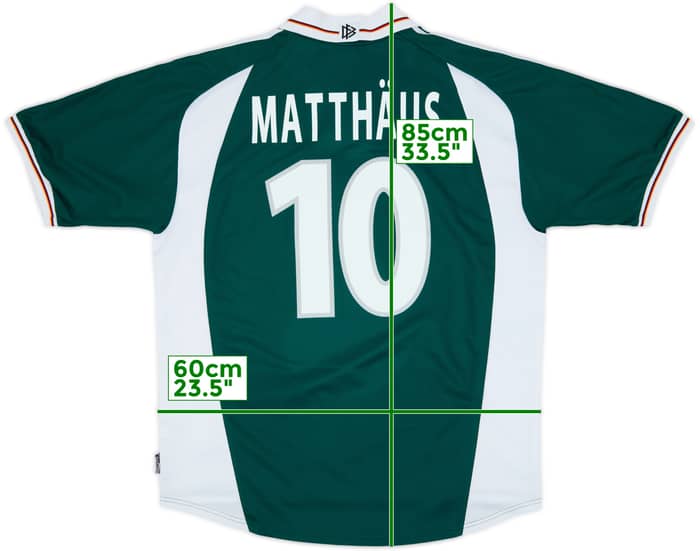 2000-02 Germany Away Shirt Matthaus #10 - 10/10 - (XL)