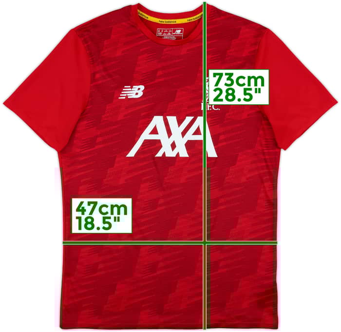 2019-20 Liverpool New Balance Training Shirt - 8/10 - (M)