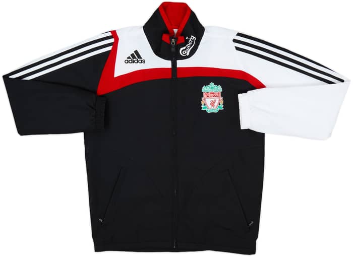 2007-08 Liverpool adidas Rain Jacket - 8/10 - (L.Boys)