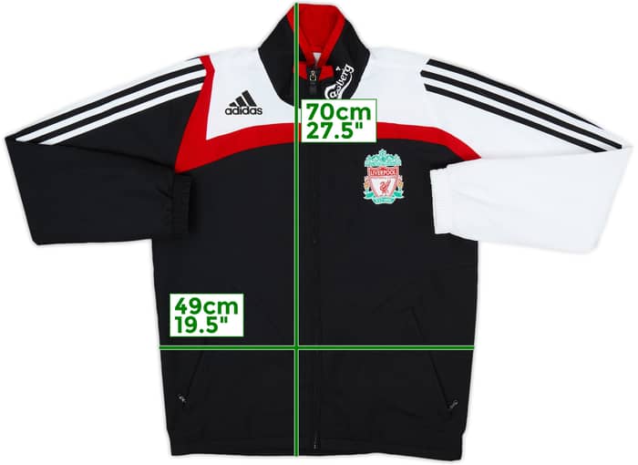 2007-08 Liverpool adidas Rain Jacket - 8/10 - (L.Boys)