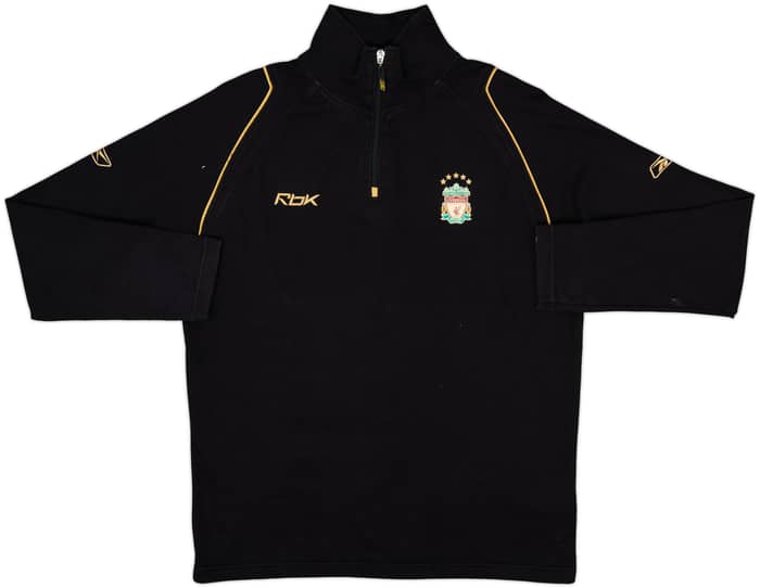 2003-04 Liverpool Reebok 1/4 Zip Drill Top - 9/10 - (S)
