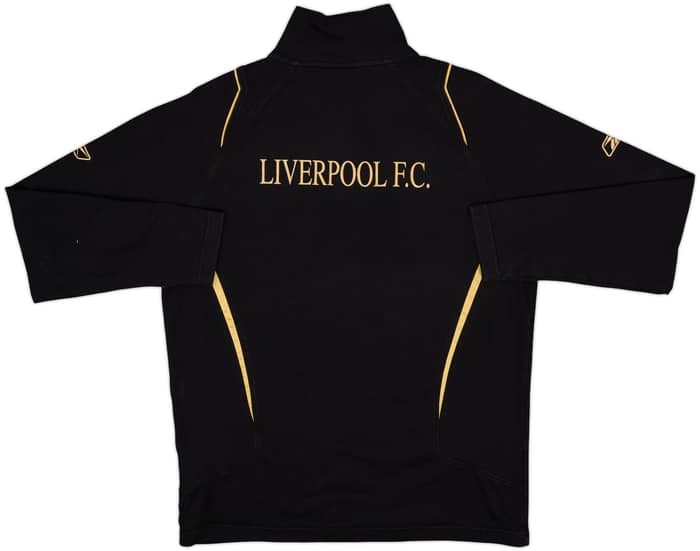 2003-04 Liverpool Reebok 1/4 Zip Drill Top - 9/10 - (S)