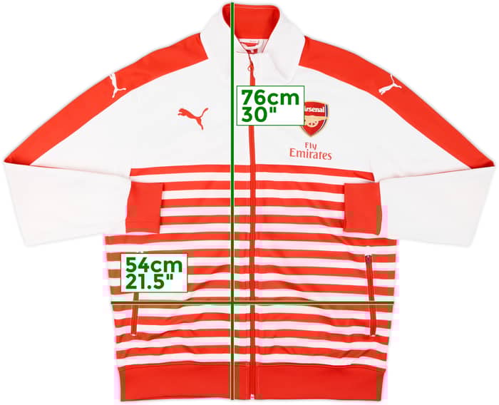 2014-15 Arsenal Puma Track Jacket - 9/10 - (M)