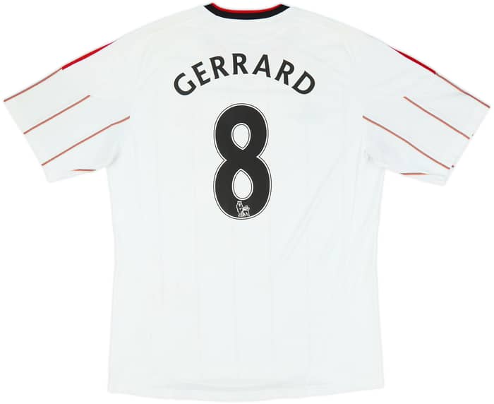 2010-11 Liverpool Away Shirt Gerrard #8 - 6/10 - (L)