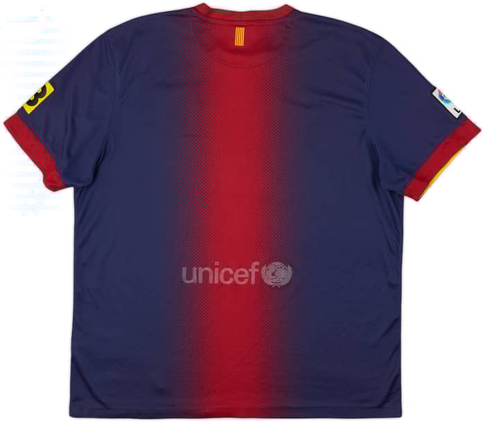 2012-13 Barcelona Home Shirt - 4/10 - (XL)