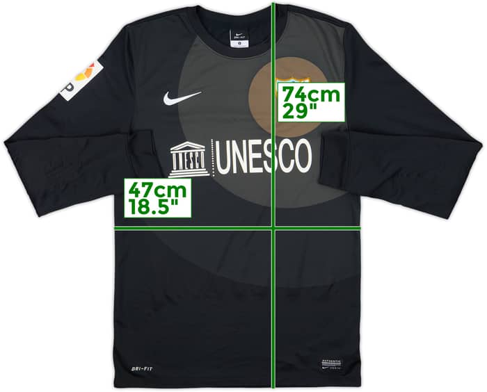 2012-13 Malaga GK Shirt - 8/10 - (S)