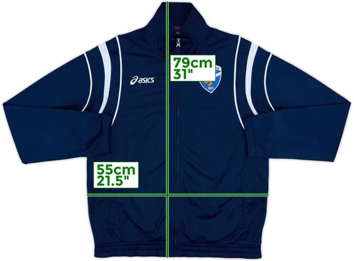 2006-07 Brescia Asics Track Jacket - 5/10 - (L)