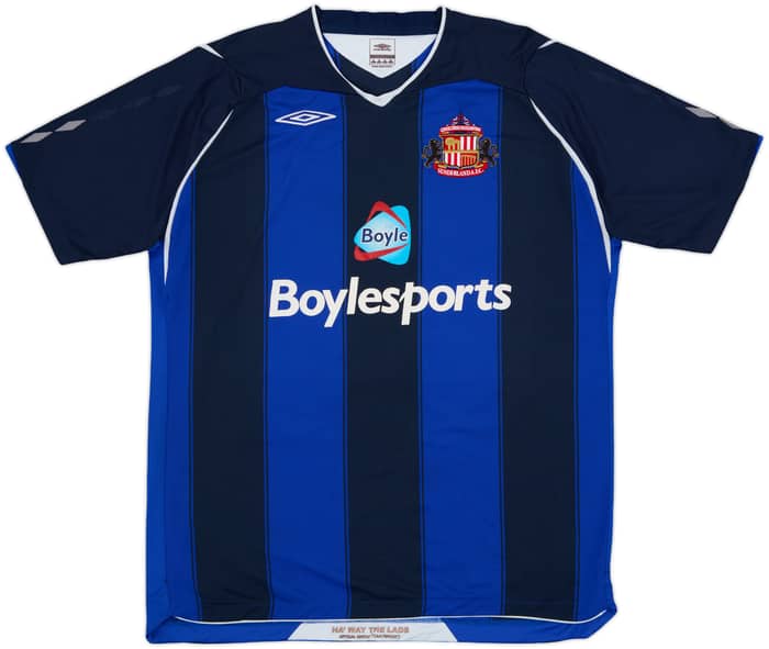 2008-09 Sunderland Away Shirt Yorke #19 - 7/10 - (XL)