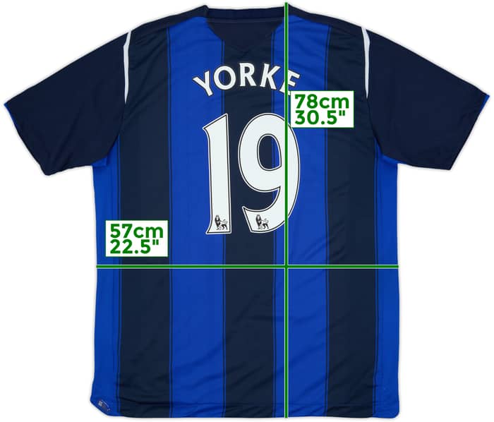 2008-09 Sunderland Away Shirt Yorke #19 - 7/10 - (XL)