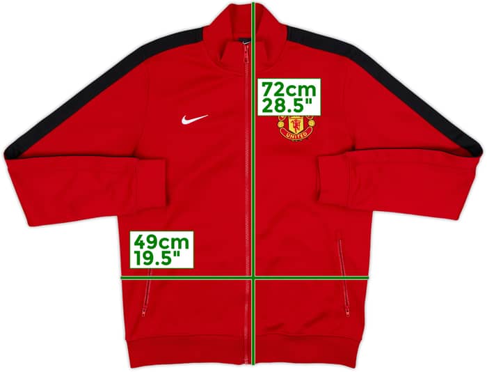 2013-14 Manchester United Nike Track Jacket - 8/10 - (M)