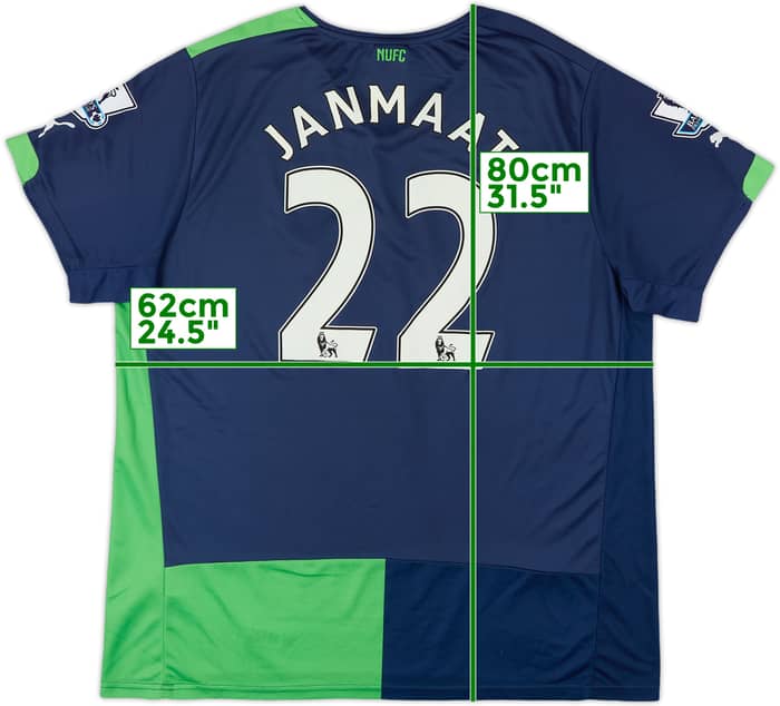 2014-15 Newcastle Third Shirt Janmaat #22 - 8/10 - (XL)