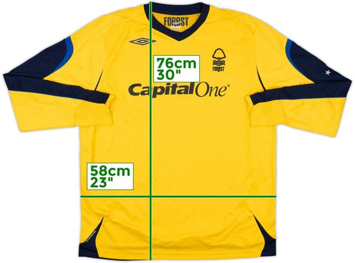 2007-08 Nottingham Forest GK Shirt - 8/10 - (XL)