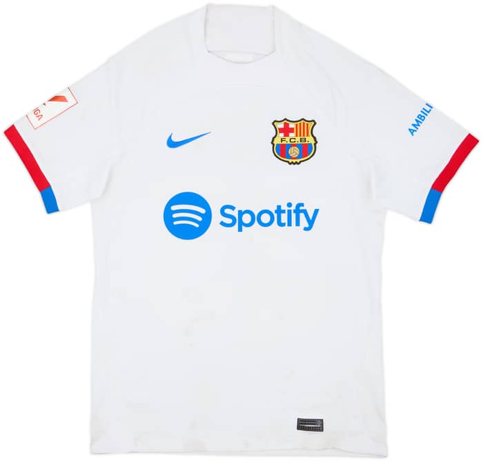 2023-24 Barcelona Away Shirt Kounde #23 - 5/10 - (S)