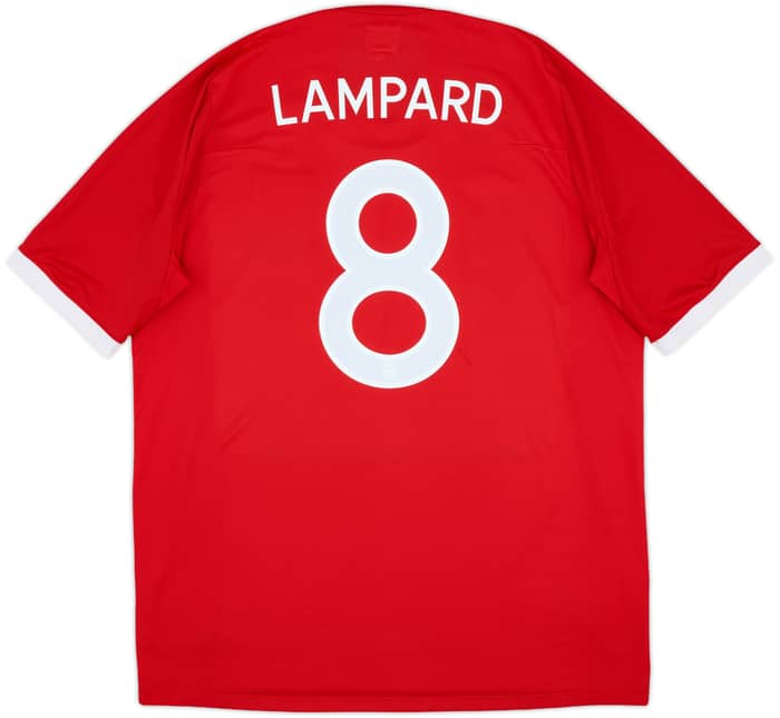 2010-11 England Away Shirt Lampard #8 - 5/10 - (XL)