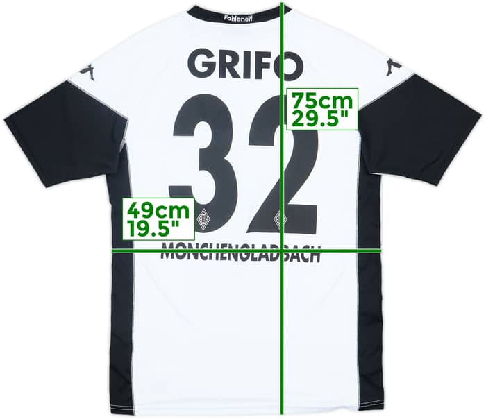 2017-18 Borussia Monchengladbach Home Shirt Grifo #32 - 8/10 - (M)