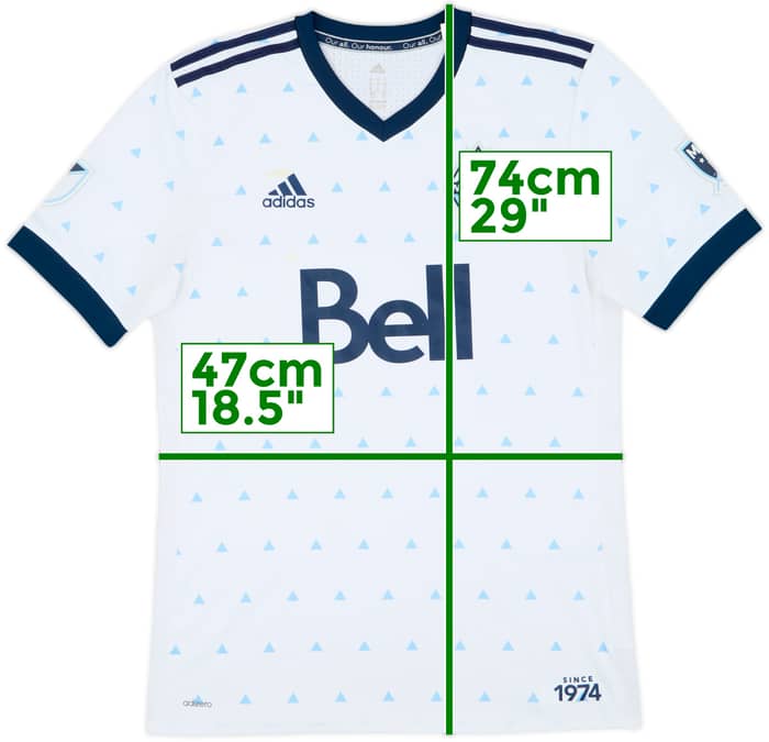 2017 Vancouver Whitecaps Authentic Home Shirt Davies #67 - 4/10 - (M)