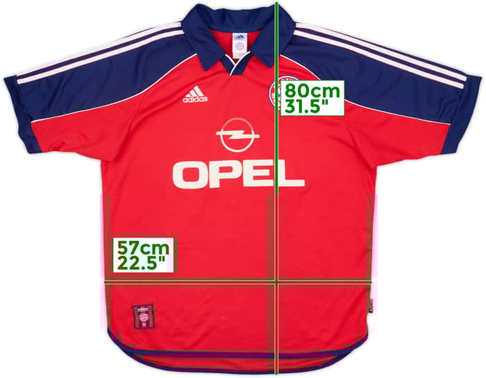 1999-01 Bayern Munich Home Shirt - 5/10 - (L)