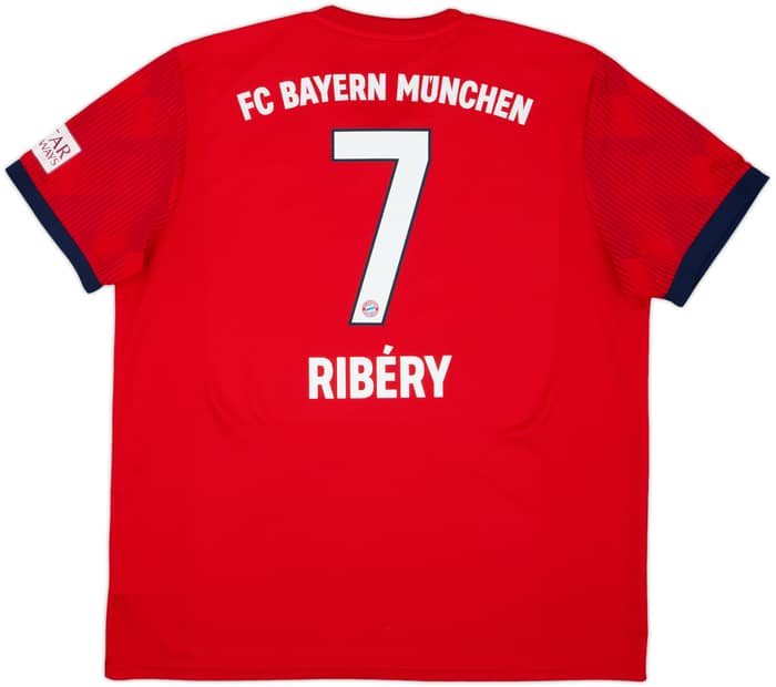 2018-19 Bayern Munich Home Shirt Ribery #7 - 9/10 - (XL)